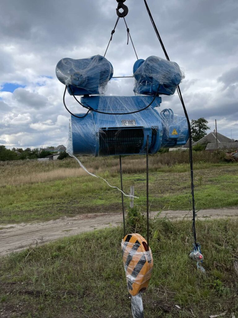 Тельфер 2 тонни підйом 6м двошвидкісний Болгарський