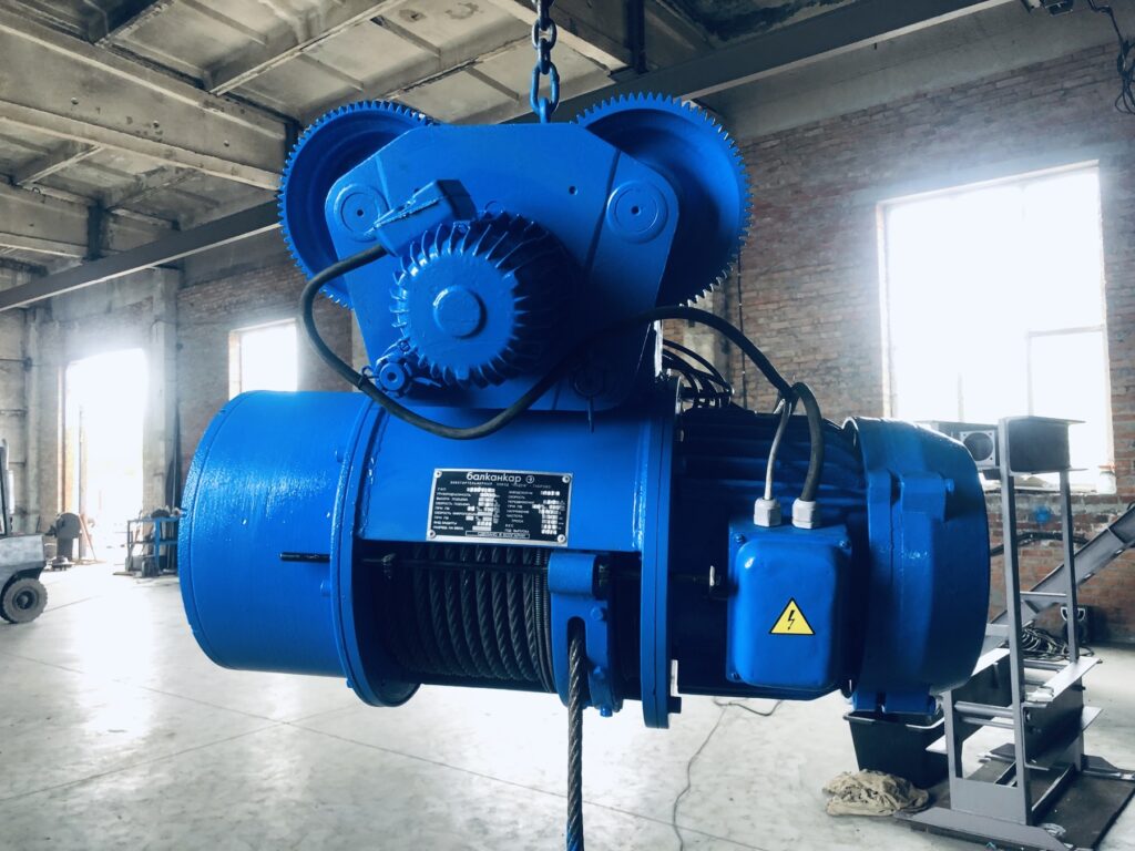 Тельфер двошвидкісний 2т підйом 9м Болгарський